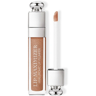 Shop Dior Lip Maximizer Hyaluronic Lip Plumper Lip Gloss 6ml In 016 Shimmer Nude