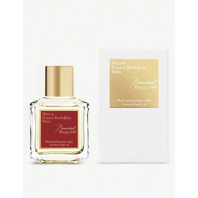 Shop Maison Francis Kurkdjian Baccarat Rouge 540 Scented Body Oil 70ml