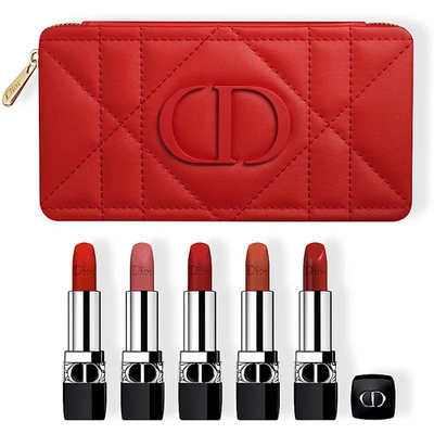 Shop Dior Rouge  Couture Colour Refillable Lipstick Collection Gift Set