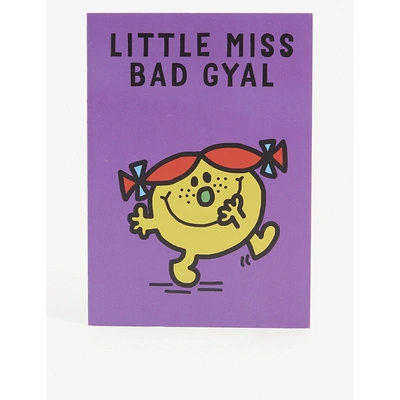 Shop Kazvare Made It Little Ms Bad Gyal Greetings Card In Multi