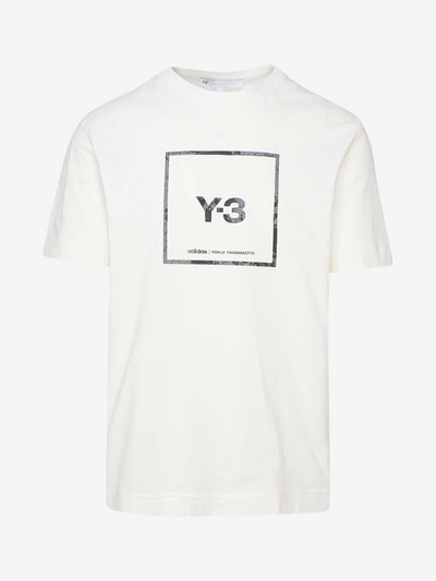 Shop Y-3 White Square T-shirt