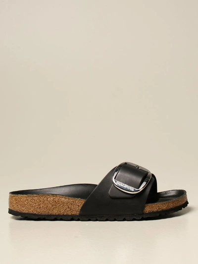 Shop Birkenstock Slipper Sandal In Black