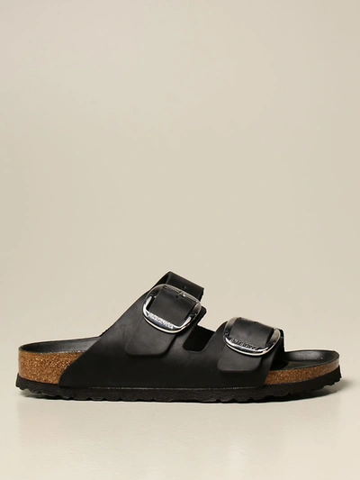 Shop Birkenstock Slipper Sandal In Black