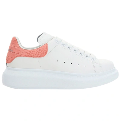 Shop Alexander Mcqueen Women's Shoes Leather Trainers Sneakers In White