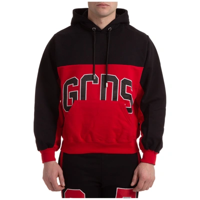 Shop Gcds Men's Hoodie Sweatshirt Sweat Macro Logo In Black