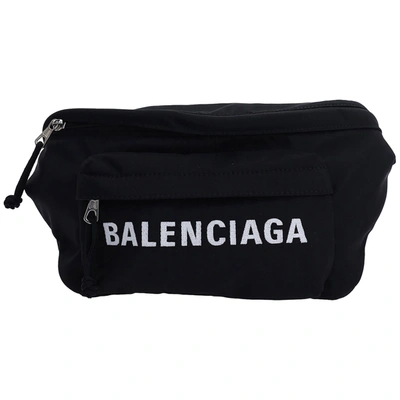 Shop Balenciaga Men's Belt Bum Bag Hip Pouch In Black