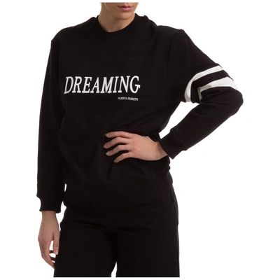 Shop Alberta Ferretti Women's Sweatshirt Dreaming In Black
