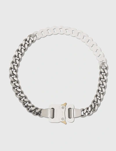 Shop Alyx Metal And Nylon Chain Necklace In Silver