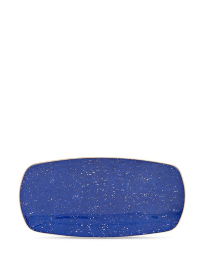Shop L'objet Lapis Tray (30cm) In Blue