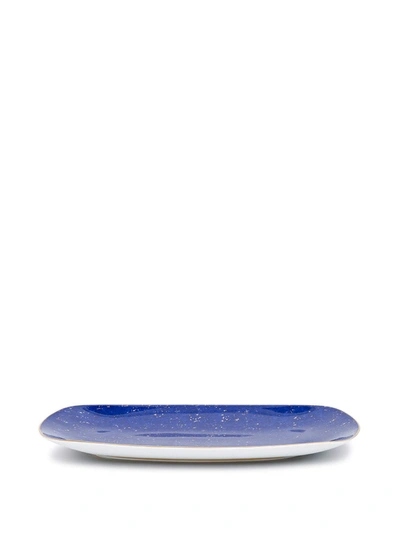 Shop L'objet Lapis Tray (30cm) In Blue