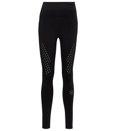 Shop Adidas By Stella Mccartney Truepurpose High-rise Leggings In Black