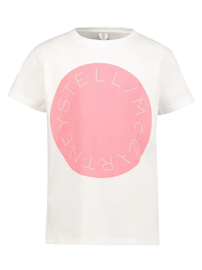 Shop Stella Mccartney Kids T-shirt For Girls In White