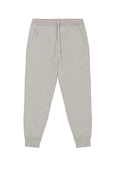 Shop Y-3 Classic Terry Cuffed Pants Relaxed In Medium Heather Grey