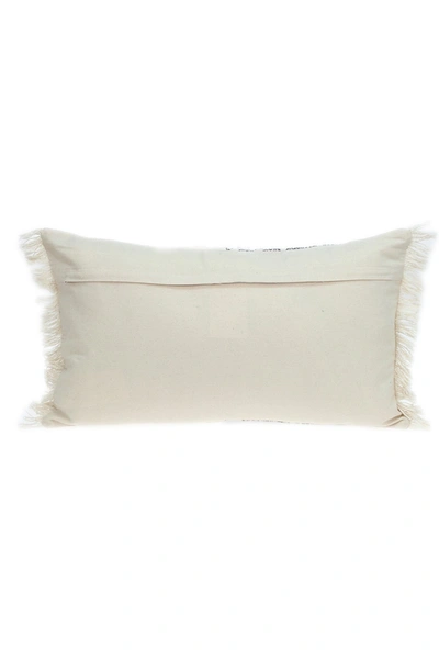 Parkland Collection Bianca Transitional White Throw Pillow In White