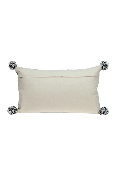 Parkland Collection Raven Transitional Black Throw Pillow In Black