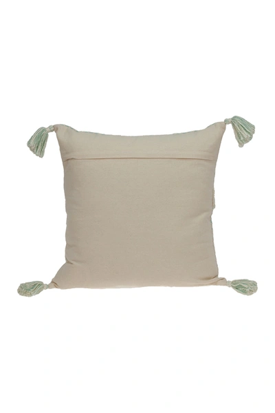 Shop Parkland Collection Harper Transitional Cream & White Throw Pillow In Cream/white