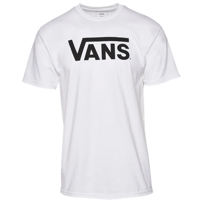 Shop Vans Mens  Classic S/s T-shirt In White/black