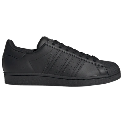 Shop Adidas Originals Mens  Superstar Casual Sneaker In Black/black