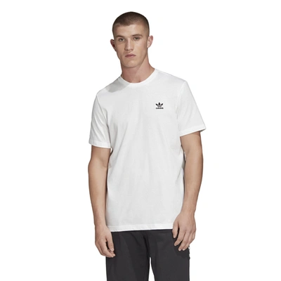 Shop Adidas Originals Mens  Essential T-shirt In White/black