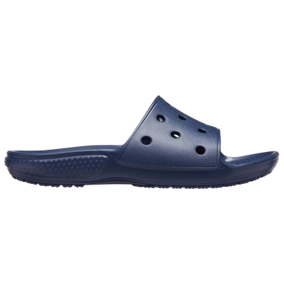 Shop Crocs Boys  Classic Slide In Navy/navy