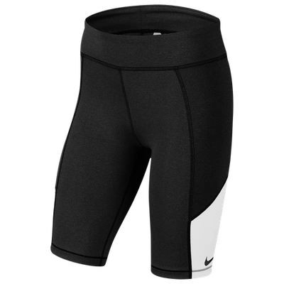 Shop Nike Girls  Trophy 9inch Bike Shorts In Black/white