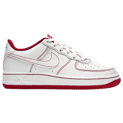 Shop Nike Boys  Air Force 1 Low In White/red