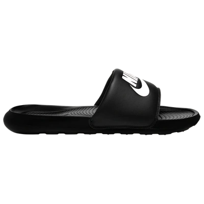 Shop Nike Mens  Victori One Slides In Black/white/black