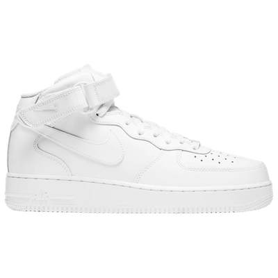 Nike Air Force 1 Mid '07 Men's Basketball Shoes In White/white