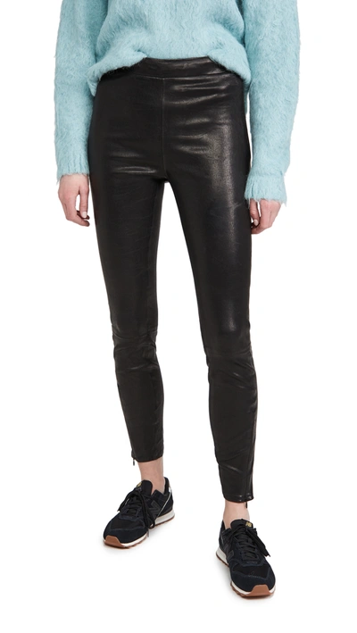 Shop J Brand Octavia High Rise Skinny Pants In Black