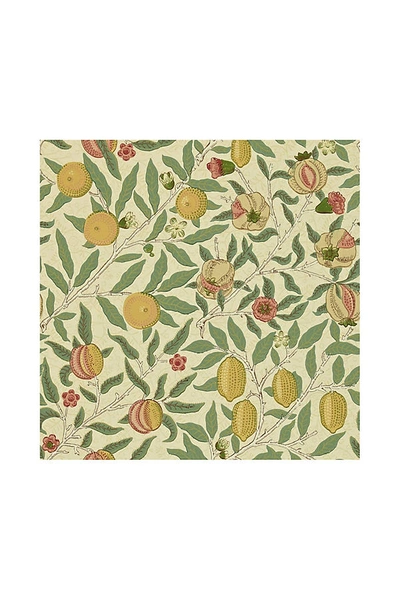 Shop Morris & Co. Fruit Wallpaper In Gold