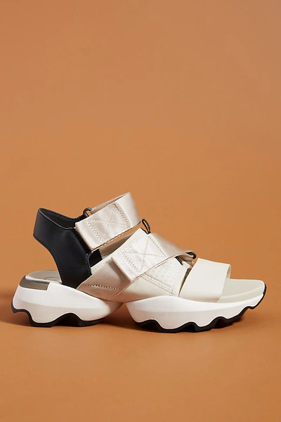 Shop Sorel Kinetic Impact Sandals In White