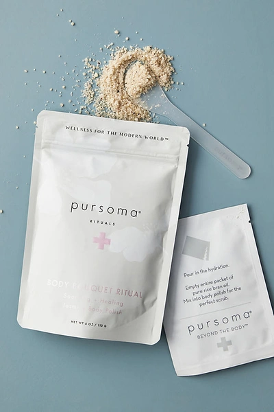 Shop Pursoma Body Bouquet Ritual Body Polish In White