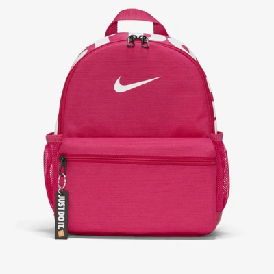 Shop Nike Brasilia Jdi Kids' Backpack (mini) In Red