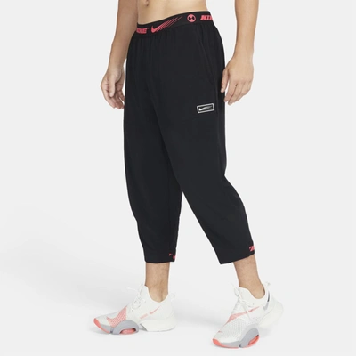 Shop Nike Men's Sport Clash Training Pants In Black
