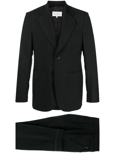 Shop Maison Margiela 4-stitch Single-breasted Suit In Black