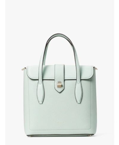 Shop Kate Spade New York Essential Medium North South Leather Tote In Crystal Blue