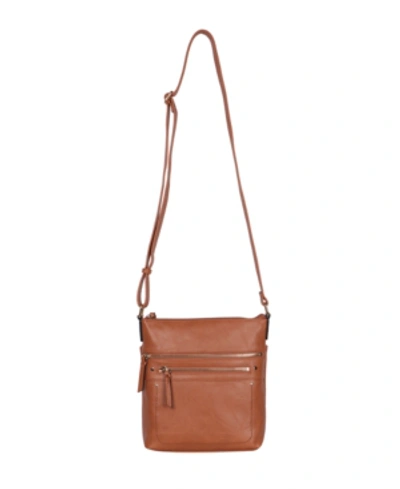 Shop Inc International Concepts Riverton Crossbody, Created For Macy's In Camel/gold