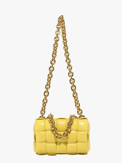 Shop Bottega Veneta The Chain Cassette In Yellow