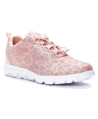 Shop Propét Women's Travelactiv Safari Sneakers In Pink