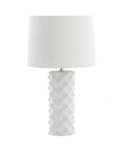 Safavieh Belford Ceramic Table Lamp In White