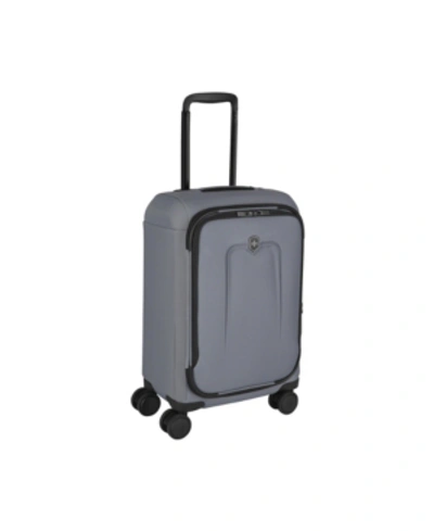 Shop Victorinox Swiss Army Nova 2.0 22" Softside Frequent Flyer Carry-on In Grey