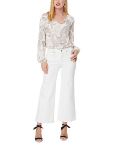 Shop Nydj Teresa Wide-leg Ankle Jeans In Optic White