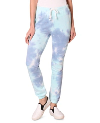 Ultra Flirt Juniors Tie dyed Pull on Sweatpants In Blue Fog ModeSens