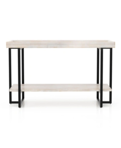 Shop Furniture Of America Masi Rectangular Sofa Table In Light Beige