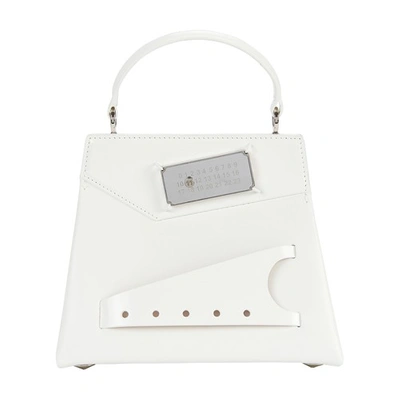 Shop Maison Margiela Snatched Piccola Bag In White