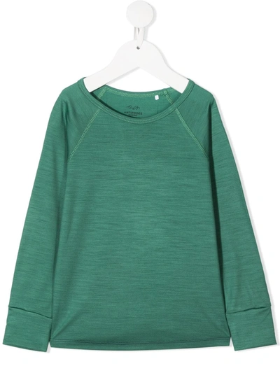 Shop Knot Merino Knit Sweatshirt In Green