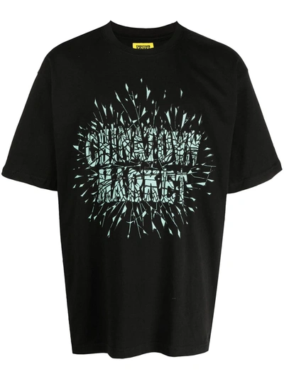 Shop Chinatown Market Shattered Ctm Cotton T-shirt In Black