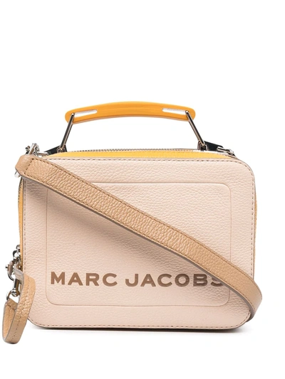 Shop Marc Jacobs Softbox Logo-print Tote Bag In Pink