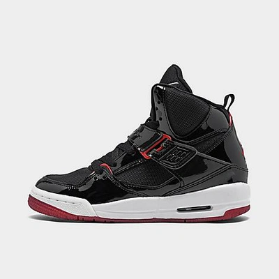 Shop Nike Jordan Boys' Big Kids' Jordan Flight 45 High Casual Shoes In Black/varsity Red/white