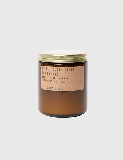 Shop P.f Candle Co. Golden Coast Mini Soy Candle In N,a